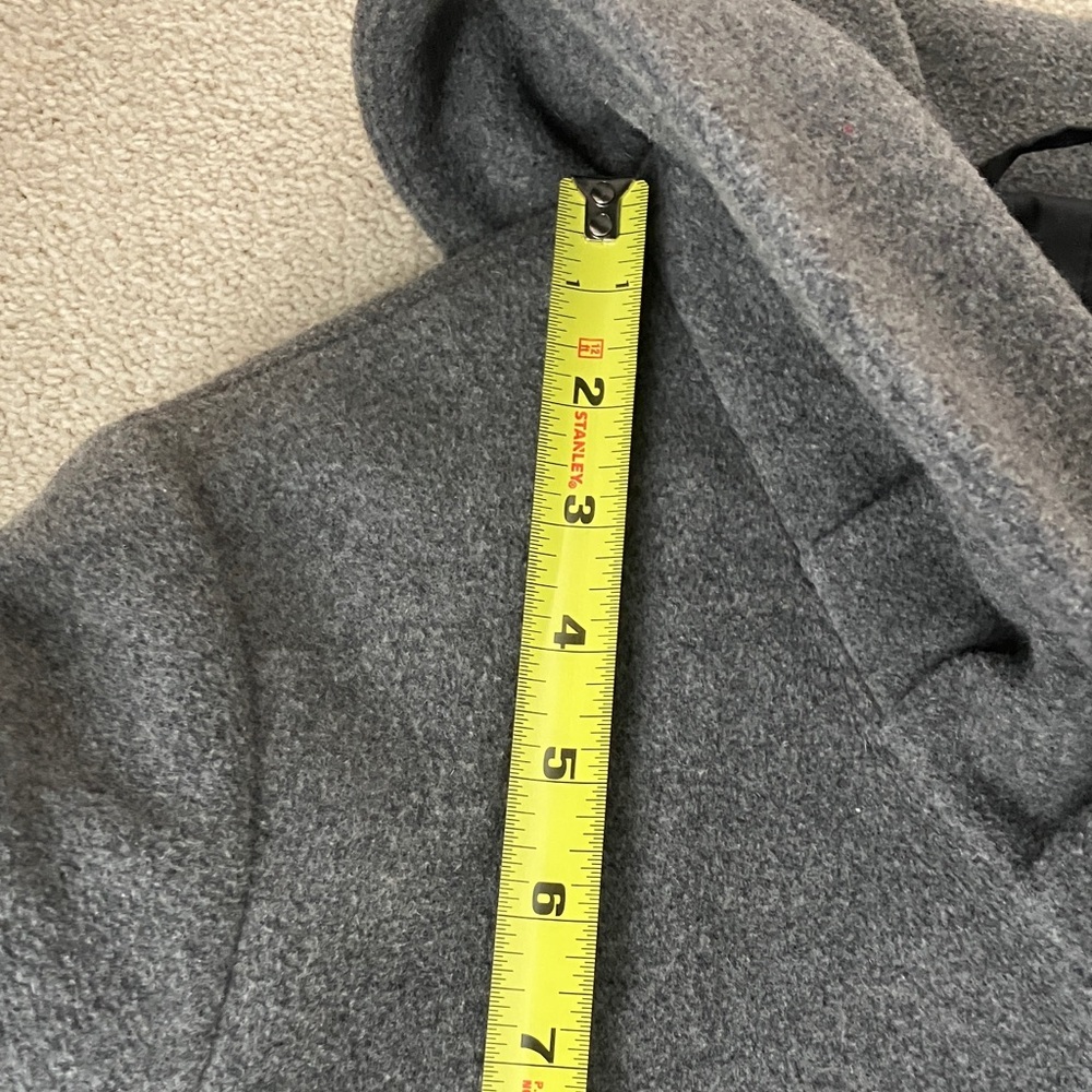 Mariposa gray wool coat size 6 From Austria - Picture 13 of 14